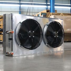 Efficient dense tube The flat air cooled condenser