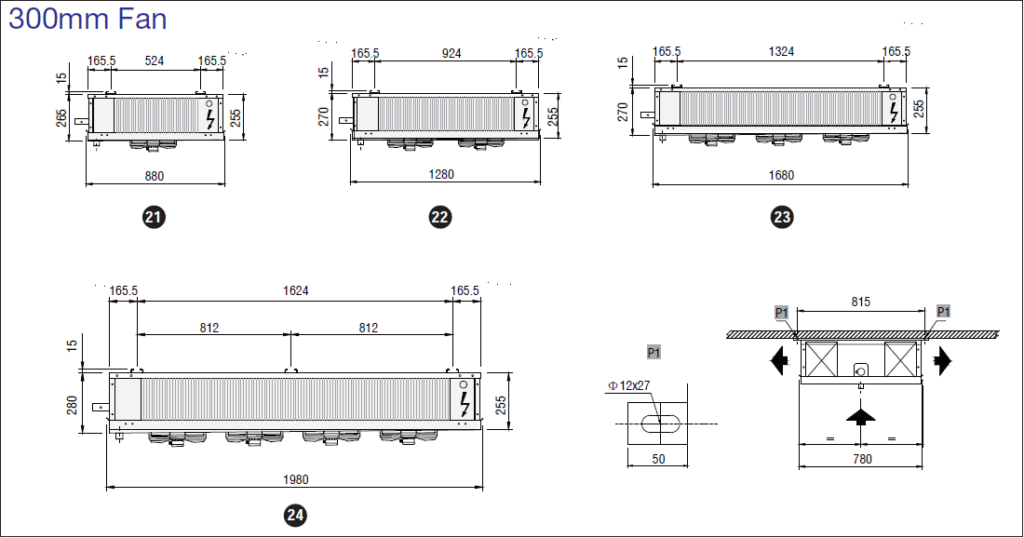 Light Commercial Unit Cooler-All the supporting and end plate are made by Al Alloy,